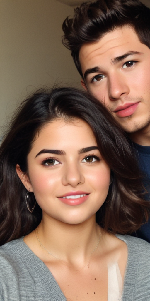 nick jonas with selena gomez