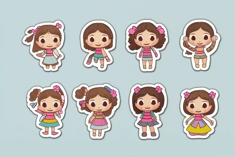 cute stickers png