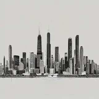 chicago skyline png