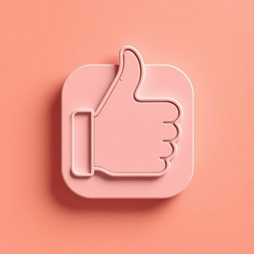 Create a high-resolution vector graphic of a thumbs-up icon with a sleek design using a Canon EOS R5 camera at ISO 100, f/8 aperture, 50mm lens, and a bright studio lighting setup to enhance clarity and color vibrancy.