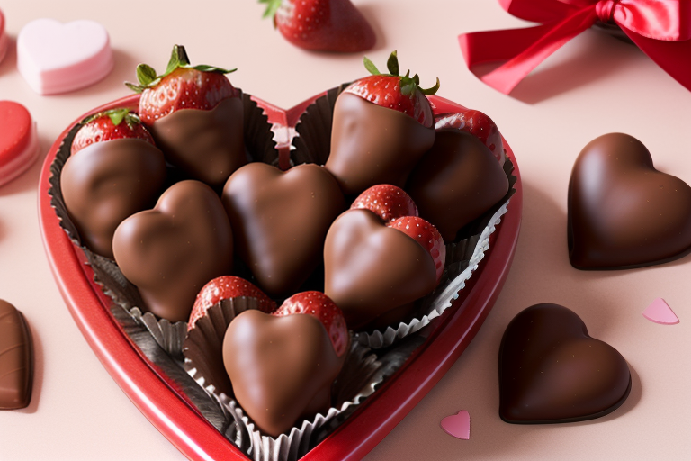 valentines day chocolate covered strawberries