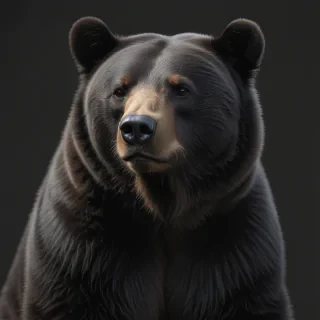 black bear png