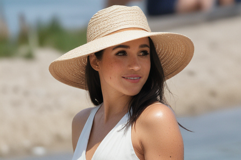 Meghan Markle beach hat