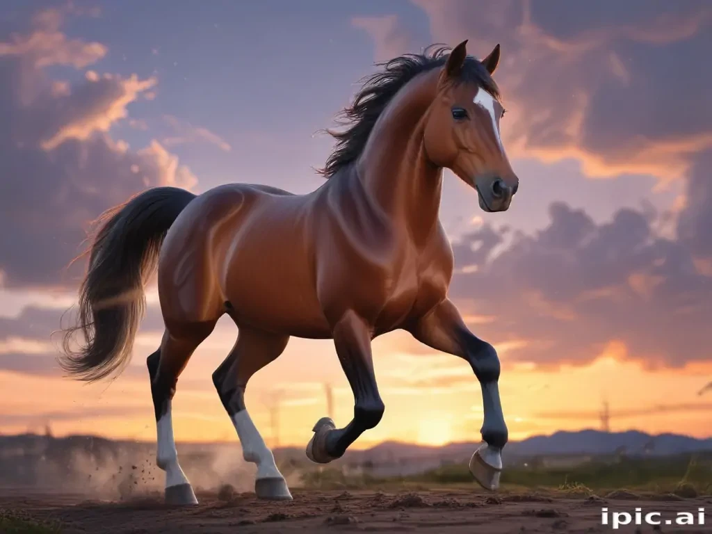 image of a cartoon horse