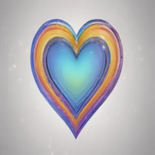 rainbow heart png