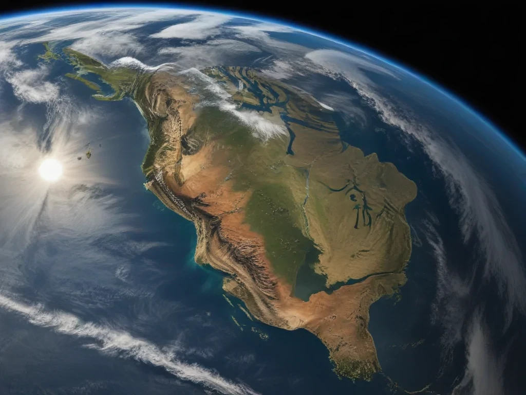 earth from space