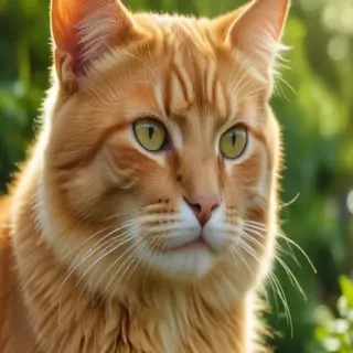 orange cat