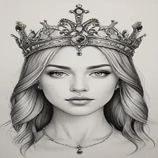 crown drawing