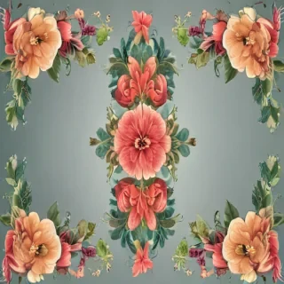 floral borders clipart