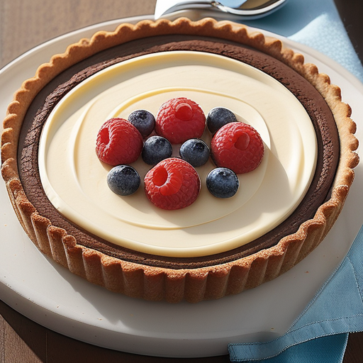 cajeta cream cheese brownie tart