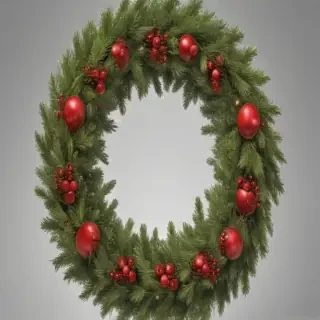 christmas wreath transparent