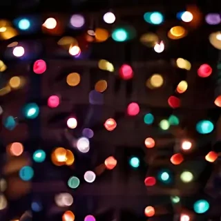 christmas lights iphone wallpaper