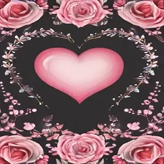 heart border png aesthetic