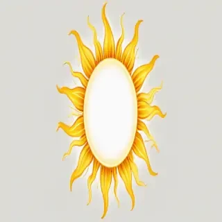 sun clipart transparent