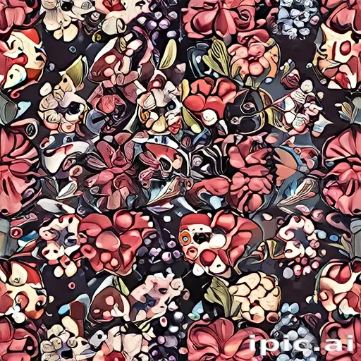 half brain half flowers