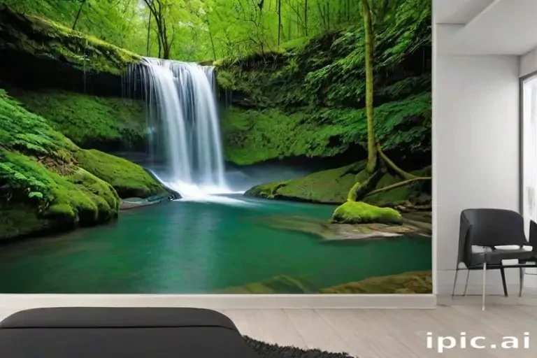 water fall wall paper