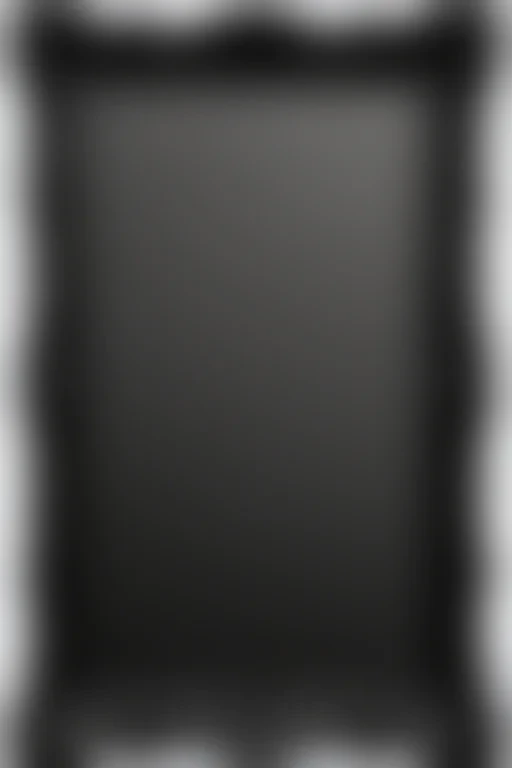 black picture frame png