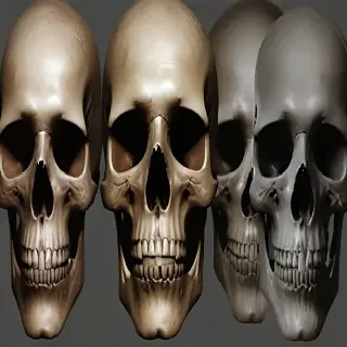 skull face png