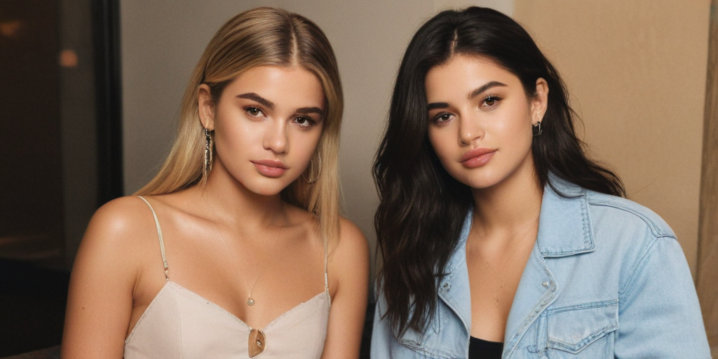 hailey bieber and selena gomez picture