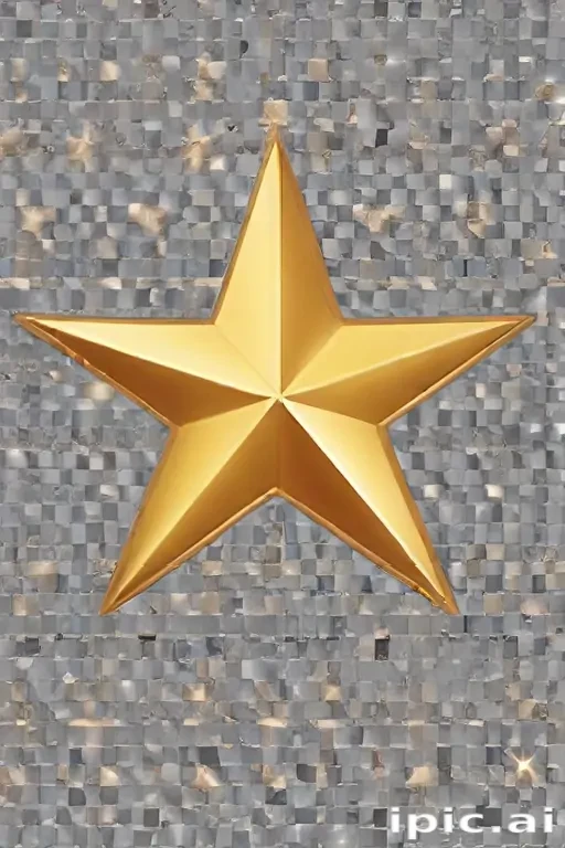 gold star sticker png