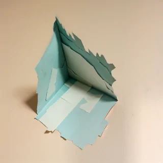 torn paper transparent