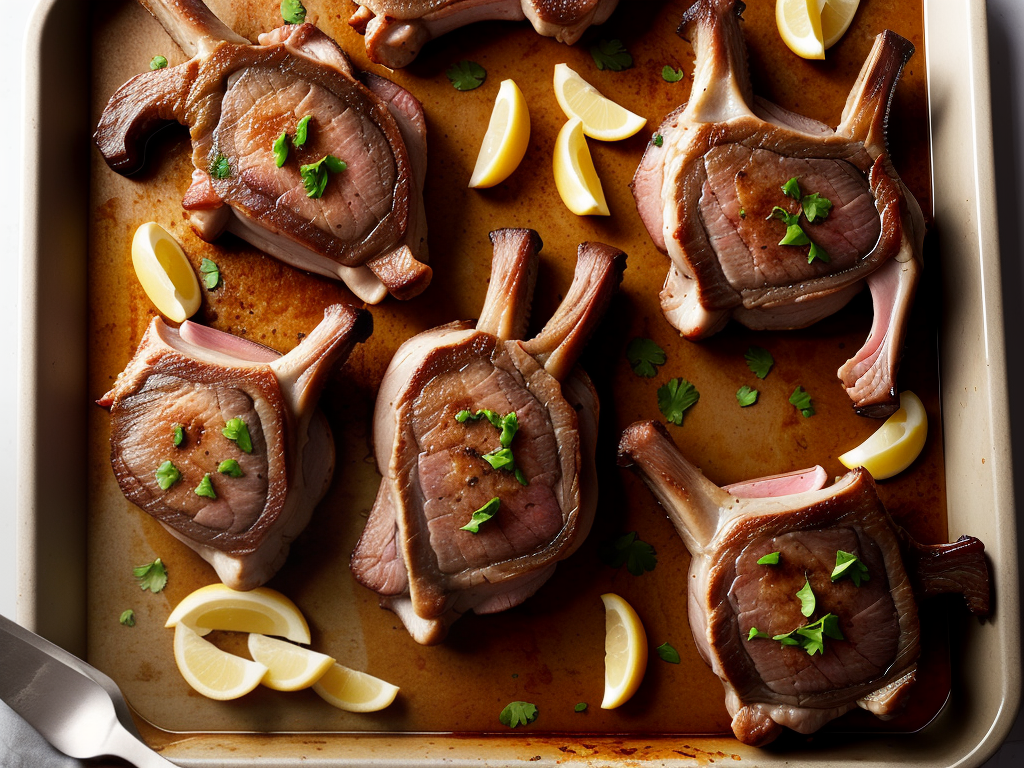 lamb shoulder chops recipe oven