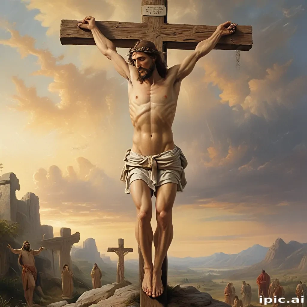 jesus on the cross pictures