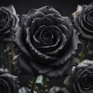 black roses background