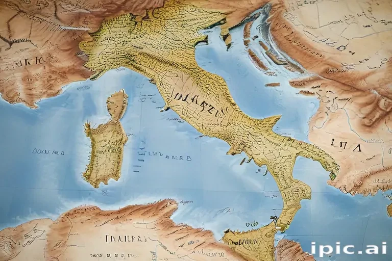 map of italy