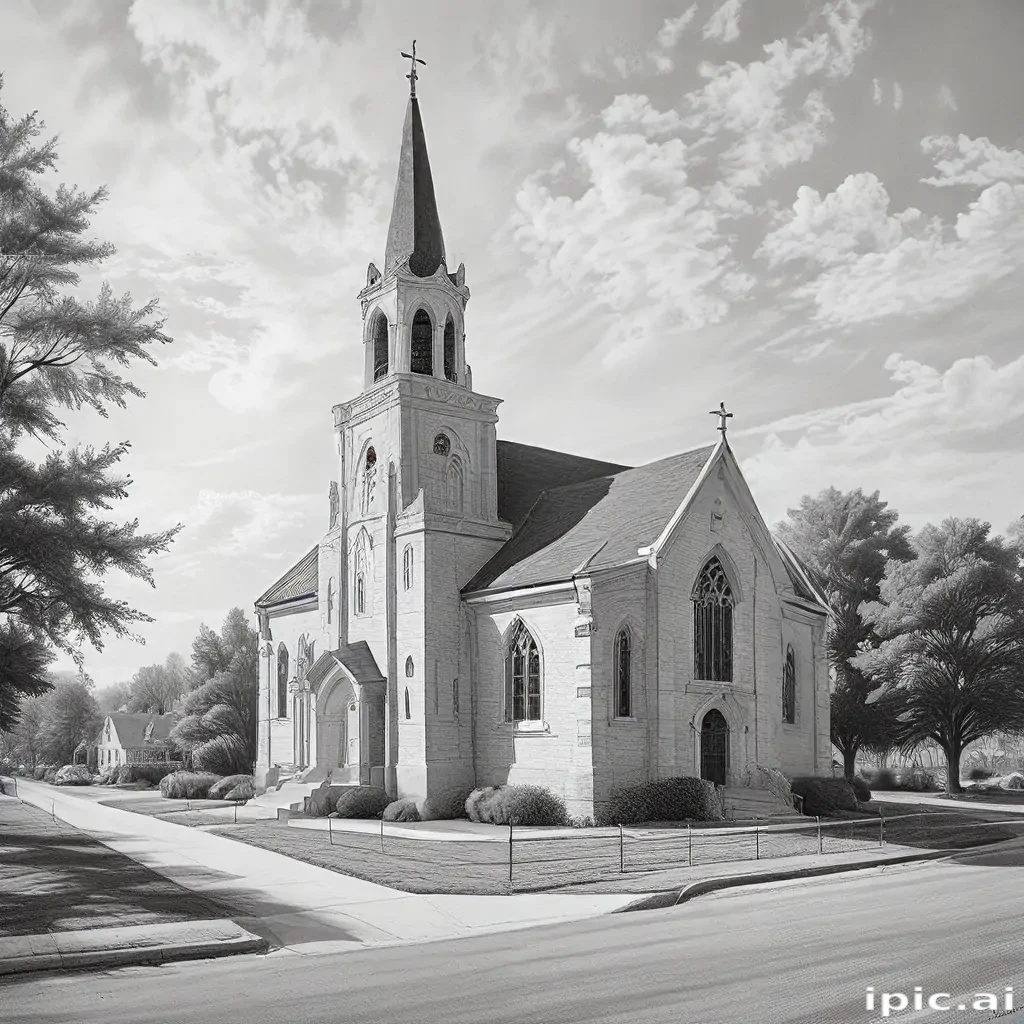 church drawing