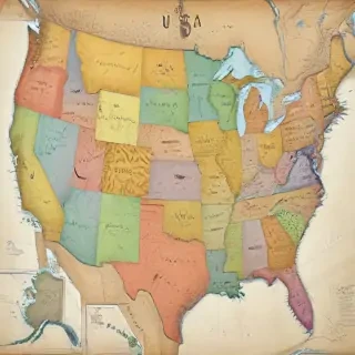 map of the usa