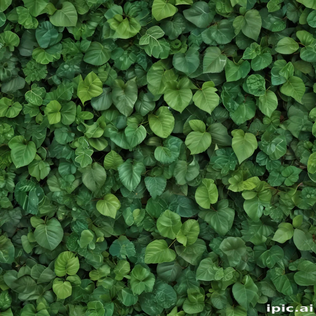 green leaves background