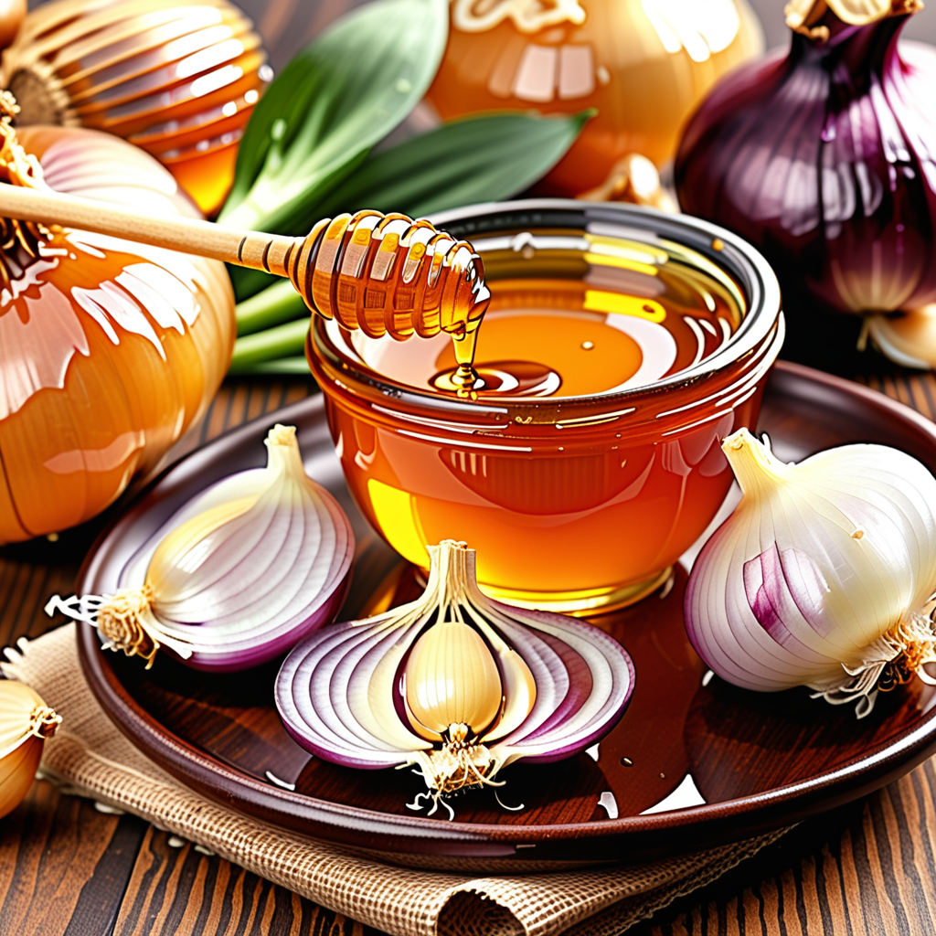 honey and onion for cough