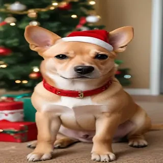 christmas dog pics