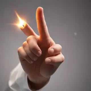 you pointing finger