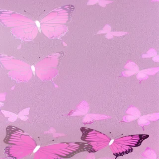 glitter pink butterfly wallpaper
