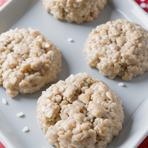 no bake rice krispie cookies
