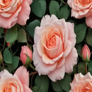 rose border