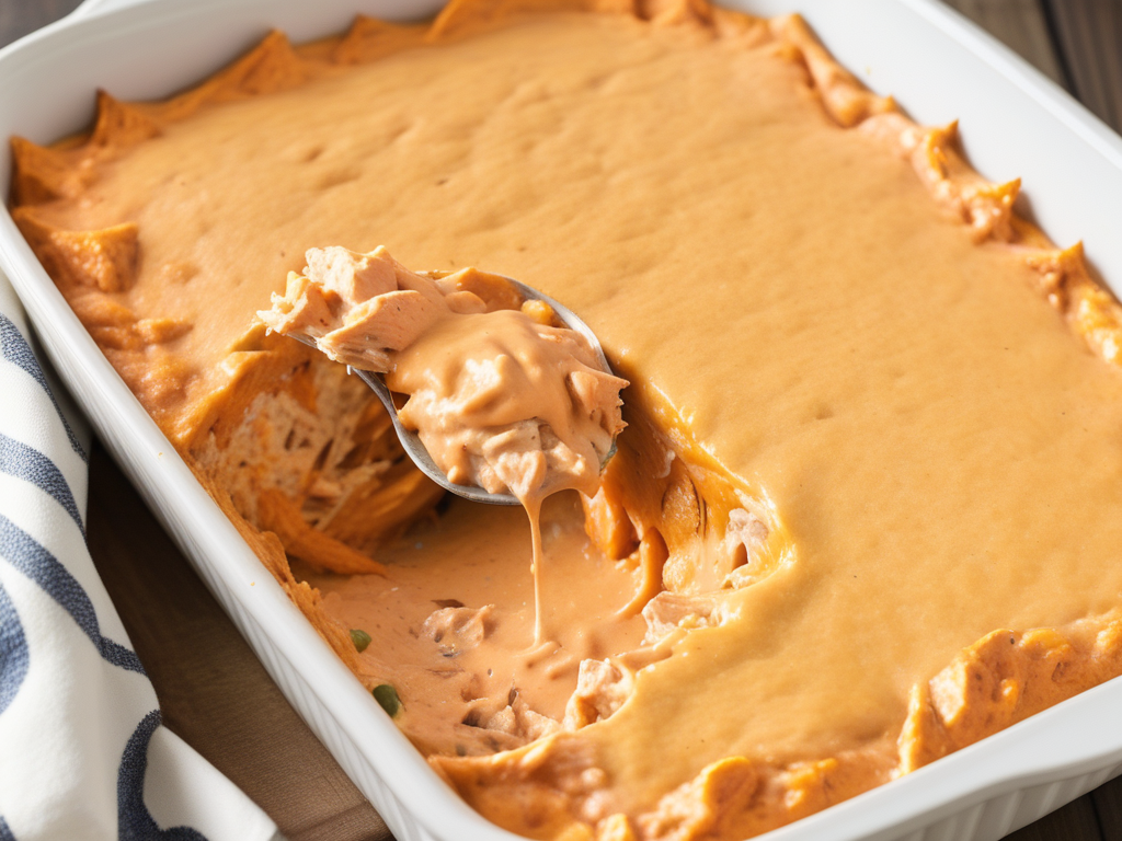 buffalo chicken dip with canned chicken in oven