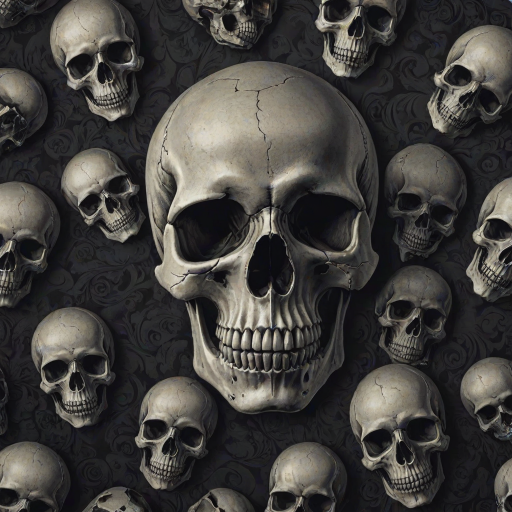 skull background