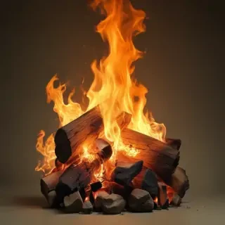 fire clear background