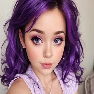 purple cute
