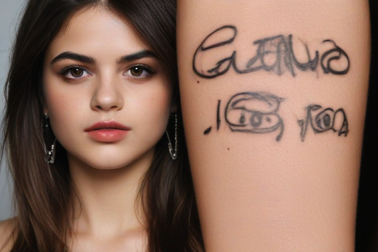selena gomez cara delevingne tattoo
