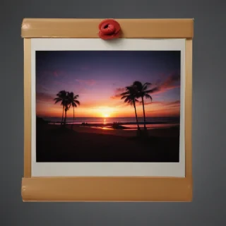 polaroid photo frame png