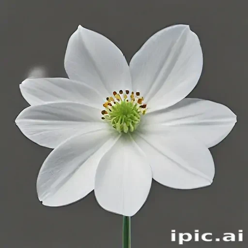 white flower transparent
