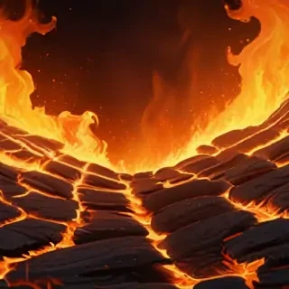 background on fire