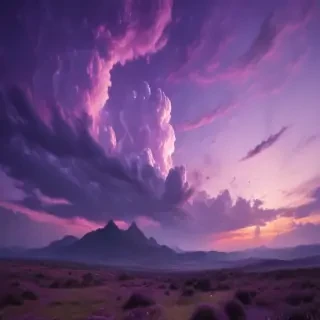 purple sky wallpaper