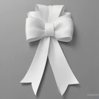 white ribbon png