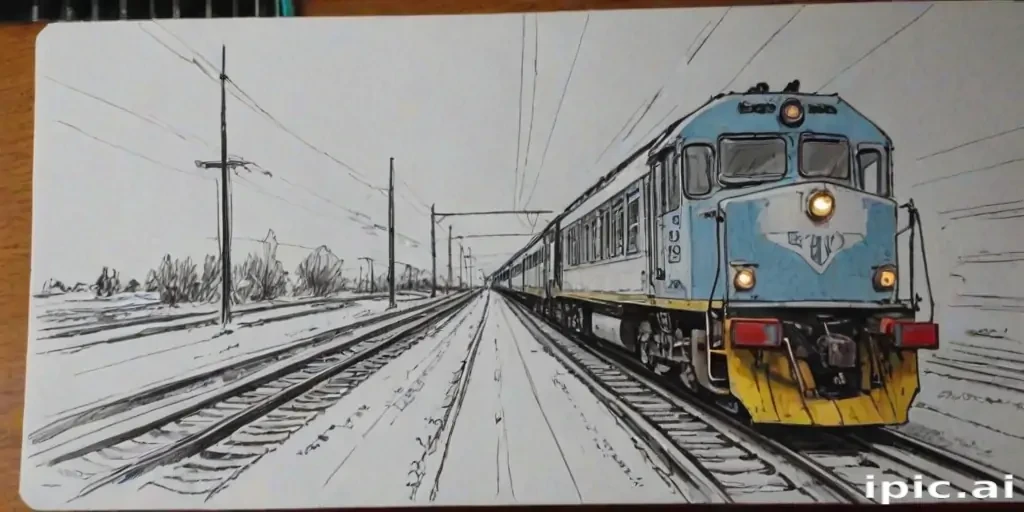 train sketch