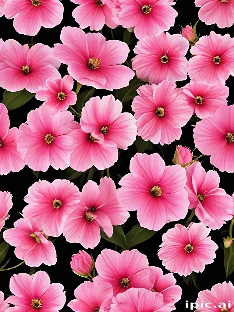 pink flower transparent background